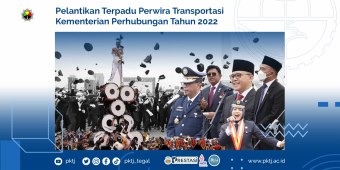 Pelantikan Terpadu Perwira Transportasi Kementerian Perhubungan Tahun 2022