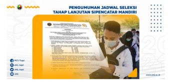 Pengumuman Jadwal Seleksi Tahap Lanjutan SIPENCATAR Jalur Mandiri