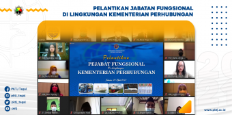 23 Pegawai PKTJ Dilantik Sebagai Jabatan Fungsional Kemenhub