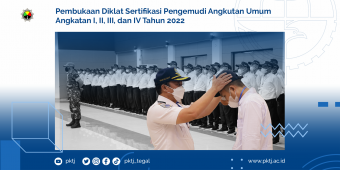 Pembukaan Diklat Sertifikasi Pengemudi Angkutan Umum Angkatan I, II, III, dan IV Tahun 2022