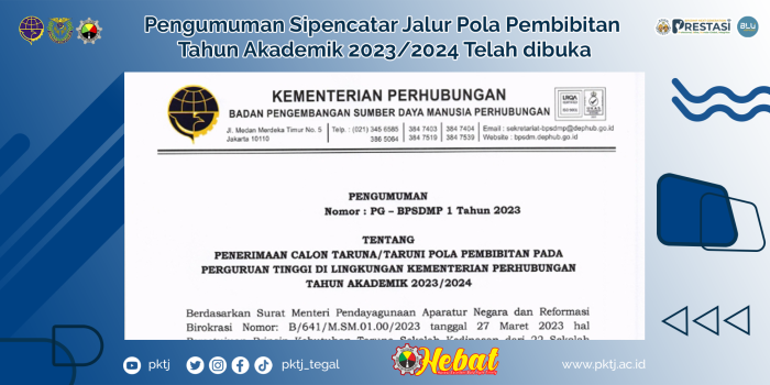 Pengumuman Sipencatar Jalur Pola Pembibitan Tahun Akademik 2023/2024 Telah dibuka