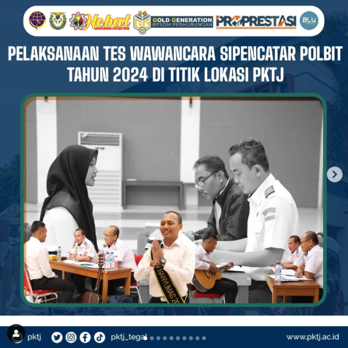 Pelaksanaan Tes Wawancara Sipencatar Jalur Pola Pembibitan Tahun 2024 di Titik Lokasi PKTJ