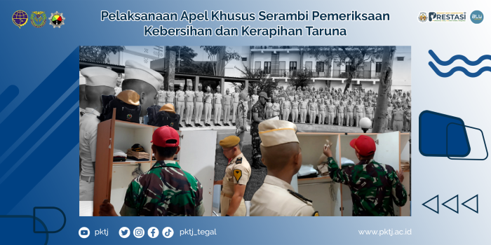 Pelaksanaan Apel Khusus Serambi Pemeriksaan Kebersihan dan Kerapihan Taruna