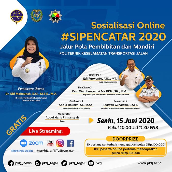Sosilisasi Online SIPENCATAR 2020 (PKTJ TEGAL)