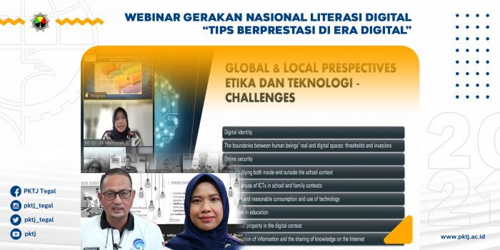 Webinar Gerakan Nasional Literasi Digital Tips Berprestasi di Era Digital