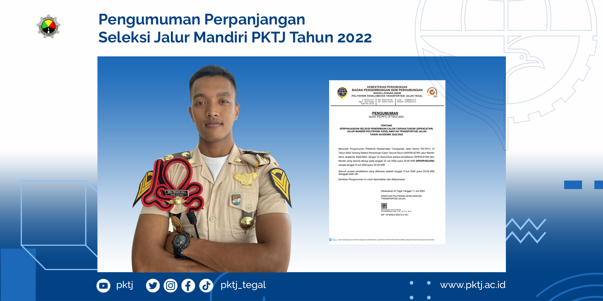 Pendaftaran Sipencatar Jalur Mandiri Tahun 2022 Diperpanjang