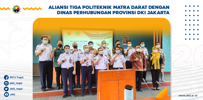 Aliansi Tiga Politeknik Matra Darat dengan Dinas Perhubungan Provinsi DKI Jakarta