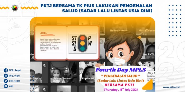 PKTJ Bersama TK Pius Lakukan Pengenalan SALUD (Sadar Lalu Lintas Usia Dini)