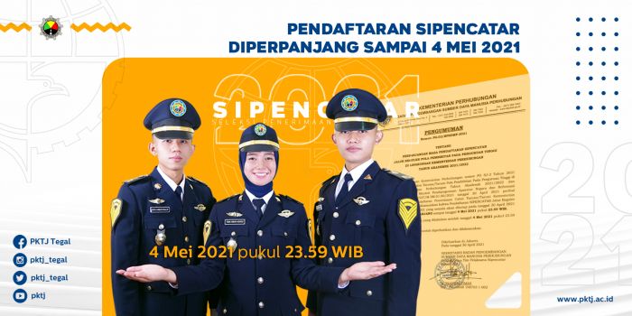 PENDAFTARAN SIPENCATAR 2021 DI PERPANJANG